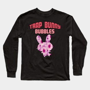 Trap Bunny Bubbles - Rare Vaporwave Aesthetic Long Sleeve T-Shirt